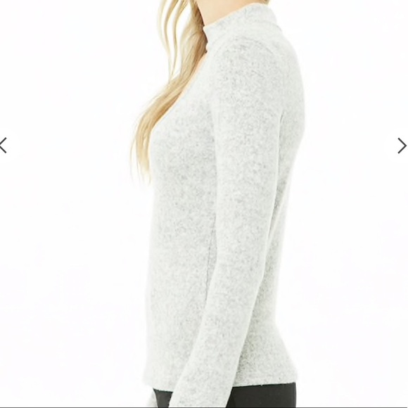 Brushed Knit Cutout Top - Picture 2 of 4